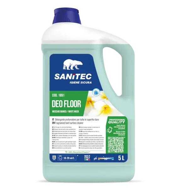 Detergent Profesional Concentrat pentru Pardoseli Sanitec Deo Floor White Musk