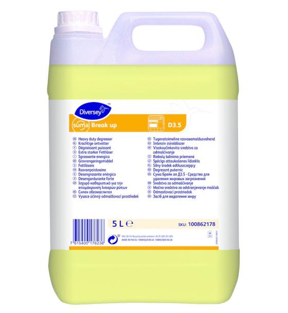 Suma Break Up D3.5 - Detergent degresant concentrat, 5 litri