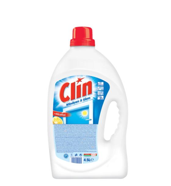 CLIN - Detergent profesional pentru geamuri, 4 litri
