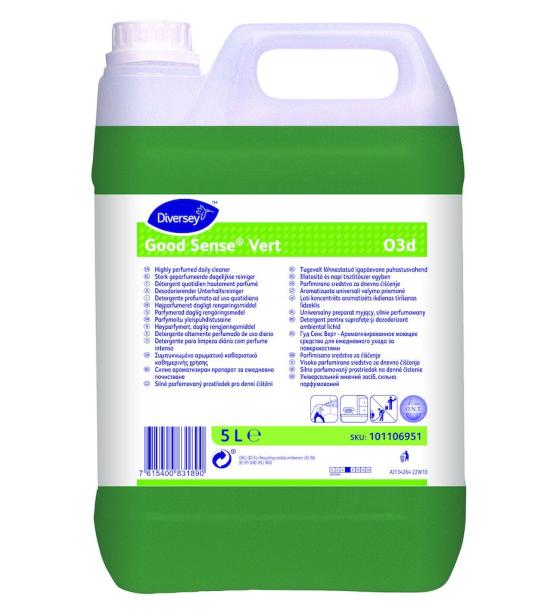 Good Sense Vert - Detergent universal/ dezodorizant de suprafețe, 5 litri